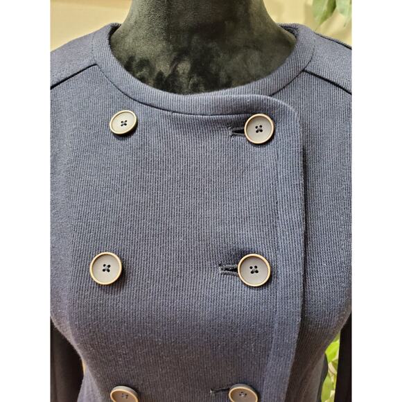 Loft Women's Blue Polyester Long Sleeve Buttons Front Cardigan Size X-Small - Picture 6 of 12